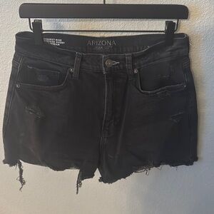 Arizona Jean Company Women's Black Denim Shorts